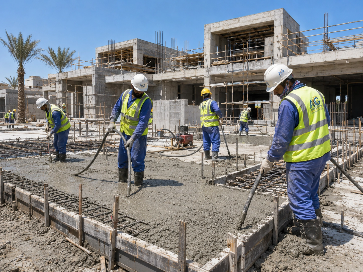 Ready mix concrete discharge